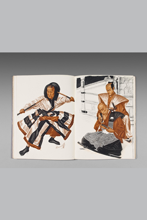 ELISSEEFF (S.) et Alexandre IACOVLEFF (Illustrateur) - Le Théâtre Japonais (Kabuki)